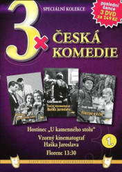 3x Č.kom. 1:Host. U kam.stolu + Vzorný kin. Haš. Jar. + FLor.13:30 - DVD pošetka