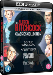 Alfred Hitchcock Collection (Rear Window, Psycho, Vertigo, The Birds) 4K UHD Blu-ray