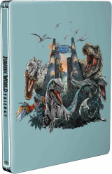 Jurský svět Trilogie 4-6 - Limited Edition Steelbook 4K UHD Blu-ray (bez CZ)
