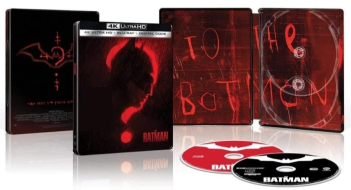 detail The Batman (2022) - 4K + BD + BD bonus Steelbook Red Question Mark
