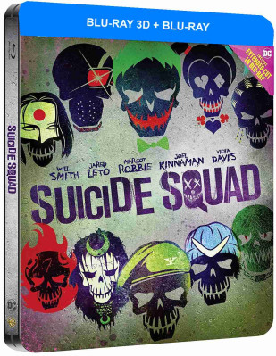 Sebevražedný oddíl - Blu-ray 3D + 2D Steelbook
