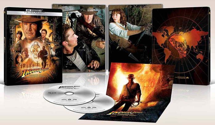 detail Indiana Jones and the Kingdom of the Crystal Skull - 4K UHD BD + BD Steelbook