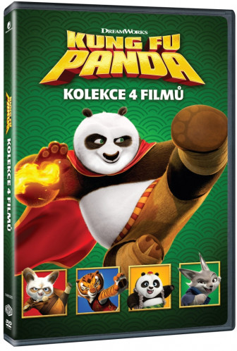 Kung Fu Panda 1-4 kolekce - 4DVD