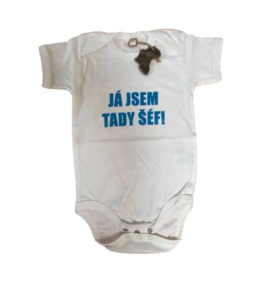 detail Dětské body BABBYBUGZ: Já jsem tady šéf! 12-18m, 76-86cm