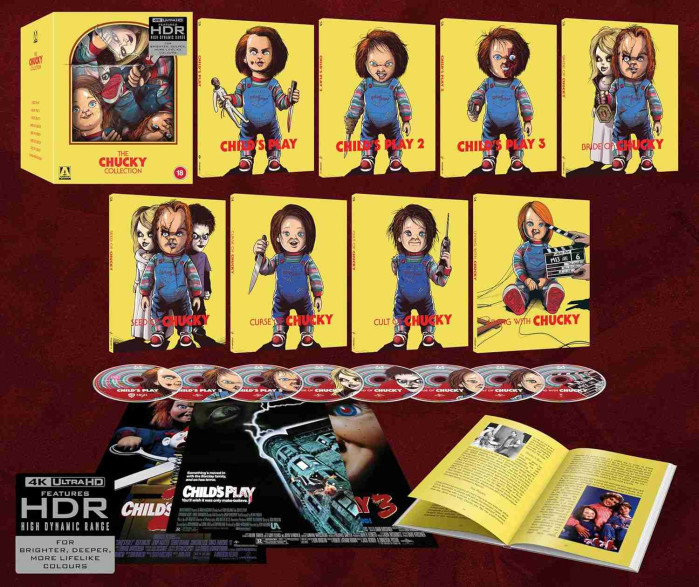 detail Chucky Collection Limited Edition 4K UHD + Blu-ray (bez CZ)