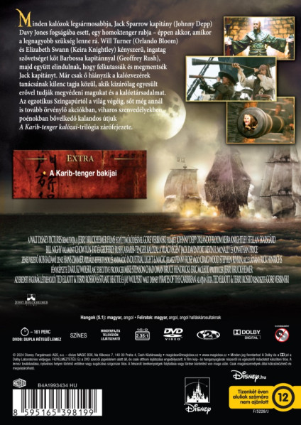 detail Piráti z Karibiku: Na konci světa - DVD (maďarský obal)