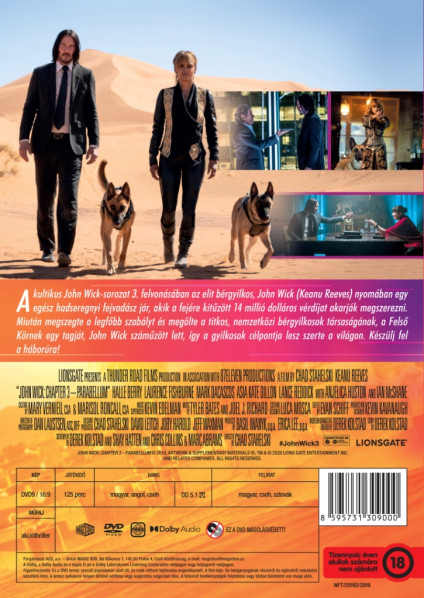 detail John Wick: Chapter 3 - Parabellum - DVD