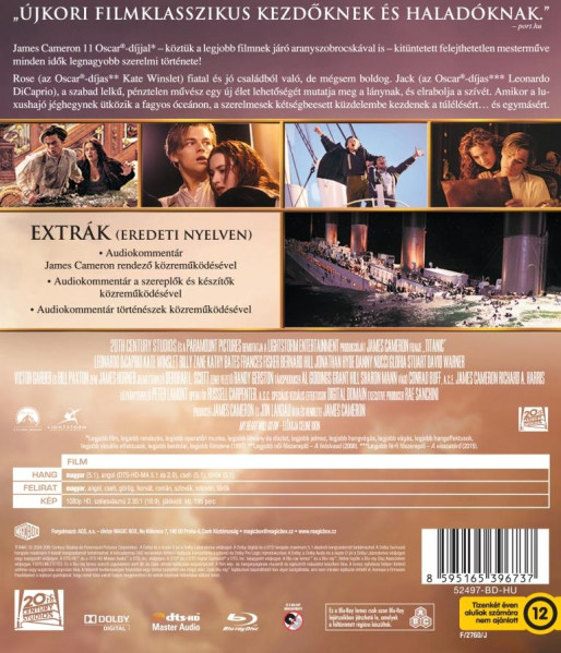 detail Titanic - Blu-ray