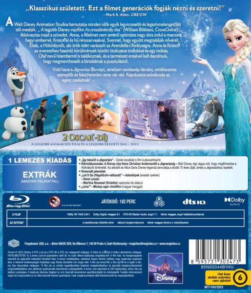detail Frozen - Blu-ray