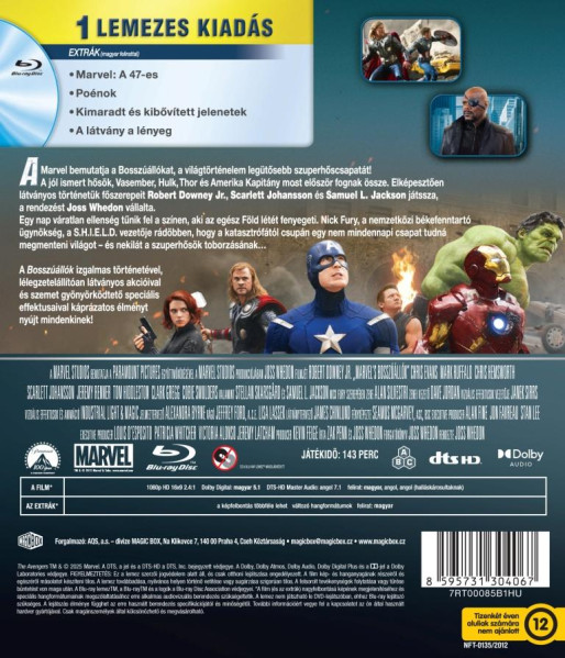 detail The Avengers - Blu-ray