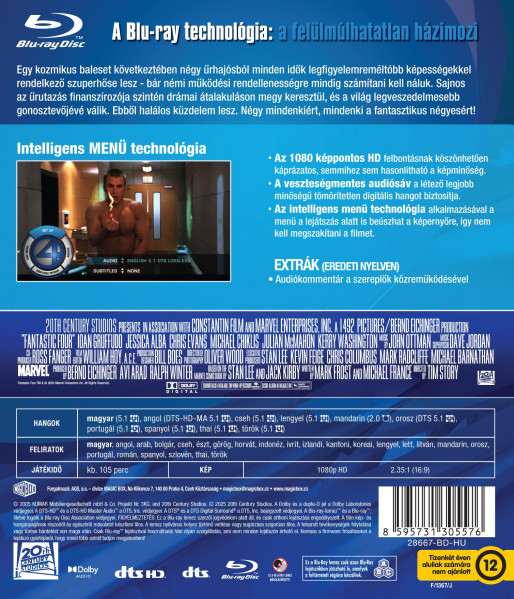 detail Fantastic Four (2005) - Blu-ray
