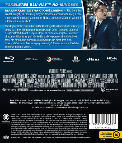 detail  Inception - Blu-ray