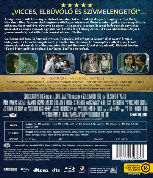 detail The Shape of Water - Blu-ray