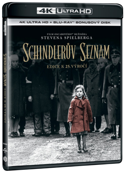 detail Schindlerův seznam - výroční edice 25 let - 4K UHD Blu-ray + BD bonus