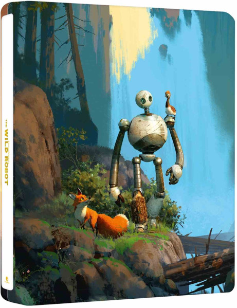 detail The Wild Robot - Ultimate Collectors Ed. Steelbook 4K Ultra HD + Blu-ray