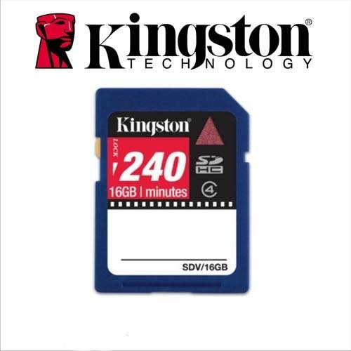 detail Kingston 16GB Secure Digital SDHC Video Card