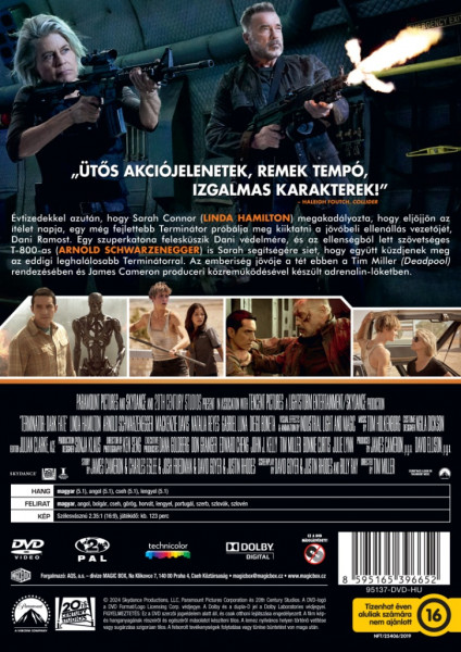 detail Terminátor: Temný osud - DVD (maďarský obal)