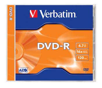 detail Verbatim DVD-R 4.7GB jewel