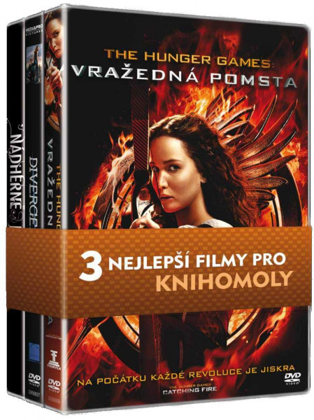 detail Kolekce pro knihomoly (Hunger Games 2, Divergence, Nádherné bytosti) - 3 DVD