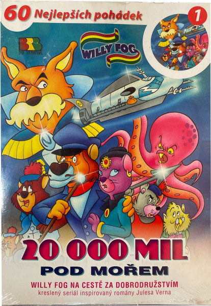 detail Willy Fog - 20 000 mil pod mořem - Kolekce 4 DVD pošetky