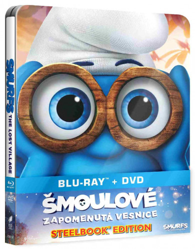 Šmoulové: Zapomenutá vesnice - Blu-ray + DVD Steelbook