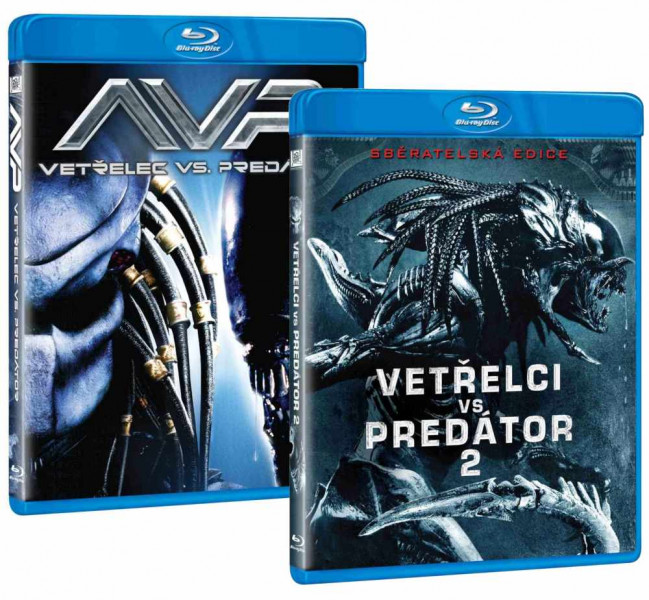detail Vetřelec vs. Predátor 1+2 kolekce - Blu-ray 2BD (jednotlivé krabičky)