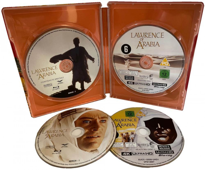 detail Lawrence z Arábie (60th Anniversary) - 4K Ultra HD Blu-ray Steelbook