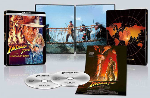 Indiana Jones a Chrám zkázy - 4K UHD + Blu-ray Steelbook (bez CZ)