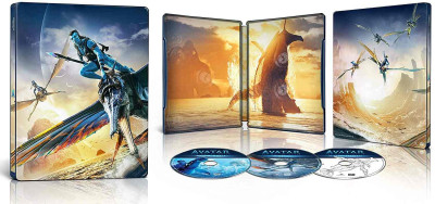 Avatar: The Way of Water - 4K + BD + BD bonus - Steelbook Limit. edice (bez CZ)