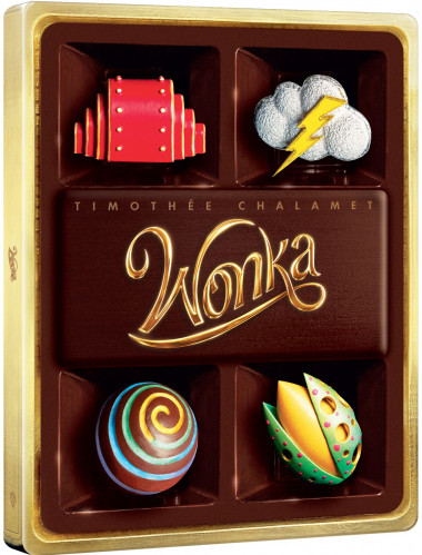 Wonka - 4K Ultra HD Blu-ray + Blu-ray (2BD) Steelbook motiv Chocolate