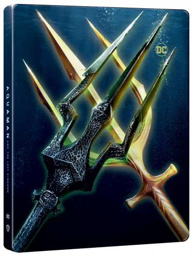 Aquaman a ztracené království - 4K UHD + BD (2BD) Steelbook Tridents