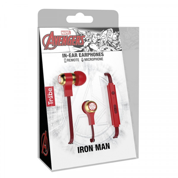 detail Iron Man - Sluchátka do uší