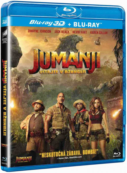 detail Jumanji: Vítejte v džungli! - Blu-ray 3D + 2D (SK obal)