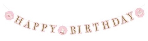 detail Párty nápis: HAPPY BIRTHDAY - Princezna